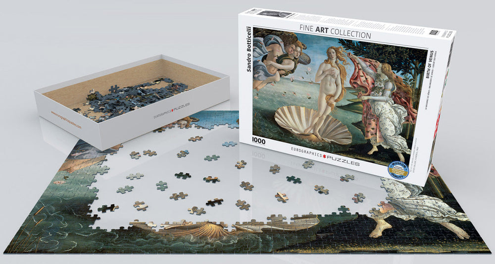 Puzzle: Fine Art Masterpieces - Birth of Venus by Sandro Botticelli (ONLINE ORDER ONLY)