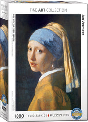 Puzzle: Fine Art Masterpieces - Girl with the Pearl Earring by Jan Vermeer de Delft (ONLINE ORDER ONLY)