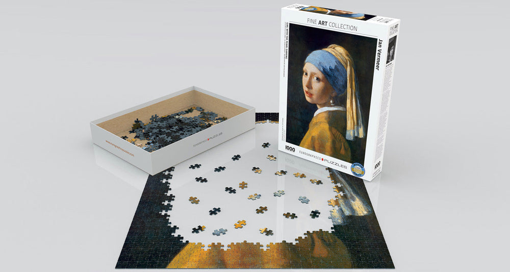 Puzzle: Fine Art Masterpieces - Girl with the Pearl Earring by Jan Vermeer de Delft (ONLINE ORDER ONLY)