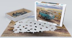 Puzzle: American Car Classics - The Love & Hope VW Bus (ONLINE ORDER ONLY)