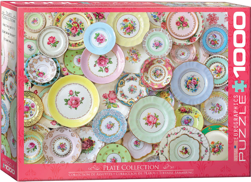 Puzzle: Vintage Tea Set Collection - Plate Collection (ONLINE ORDER ONLY)