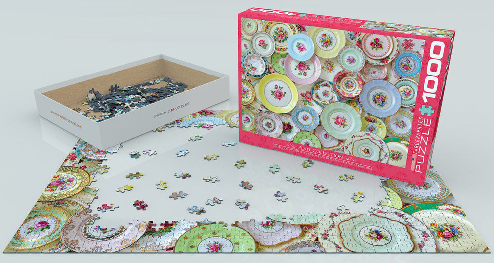Puzzle: Vintage Tea Set Collection - Plate Collection (ONLINE ORDER ONLY)