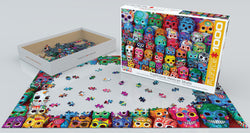 Puzzle: Colors of World - Traditional Mexican Skulls (ONLINE ORDER ONLY)