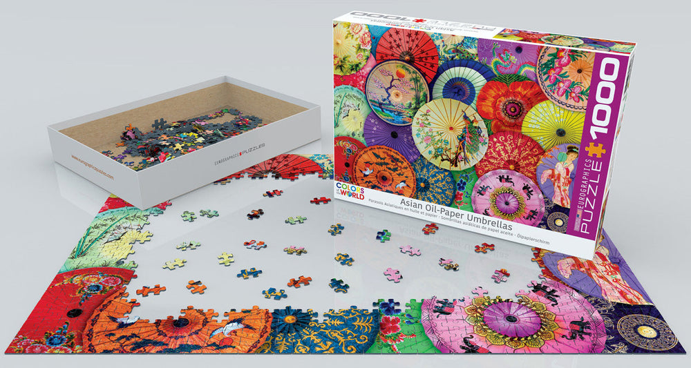Puzzle: Colors of the World - Asian Oil-Paper Umbrellas (ONLINE ORDER ONLY)