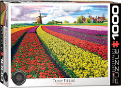 Puzzle: HDR Photography - Tulip Field - Netherlands (ONLINE ORDER ONLY)