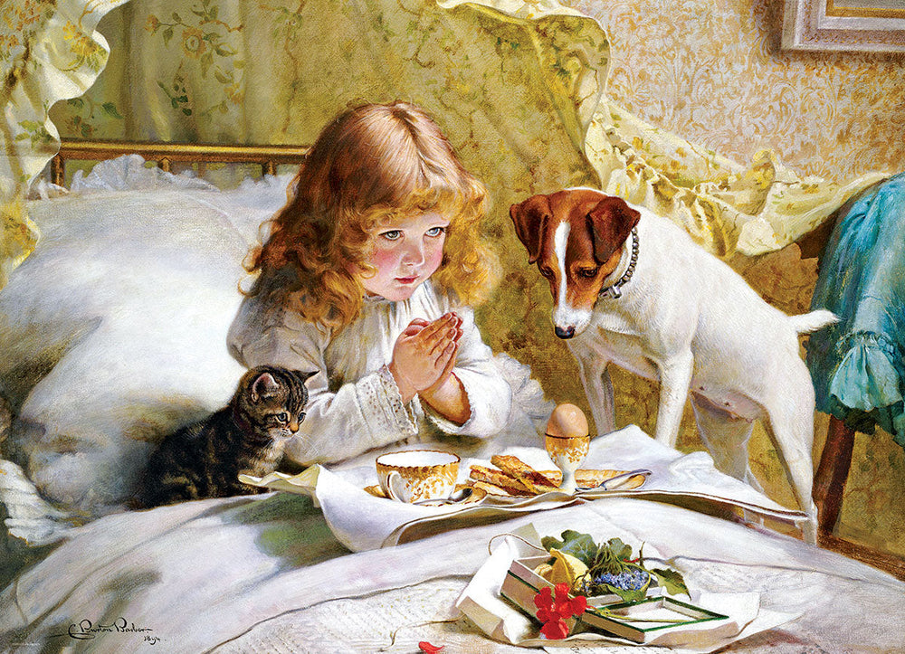 Puzzle: Fine Art Masterpieces - Suspense by Charles Burton Barber (ONLINE ORDER ONLY)