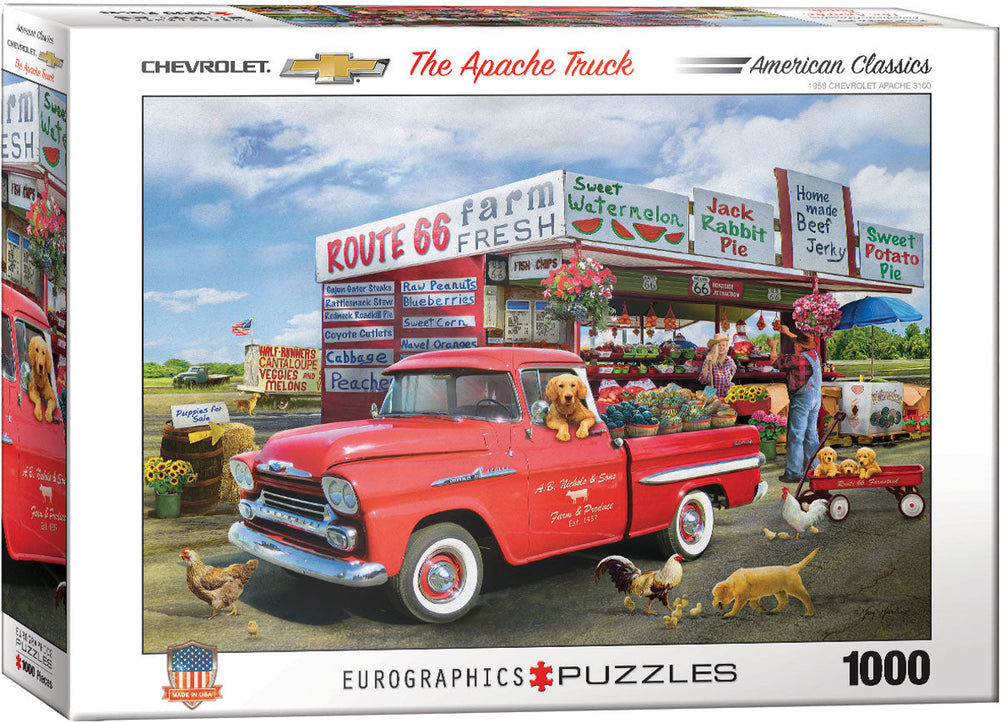 Puzzle: American Car Classics - The Apache Truck by Greg Giordano (ONLINE ORDER ONLY)