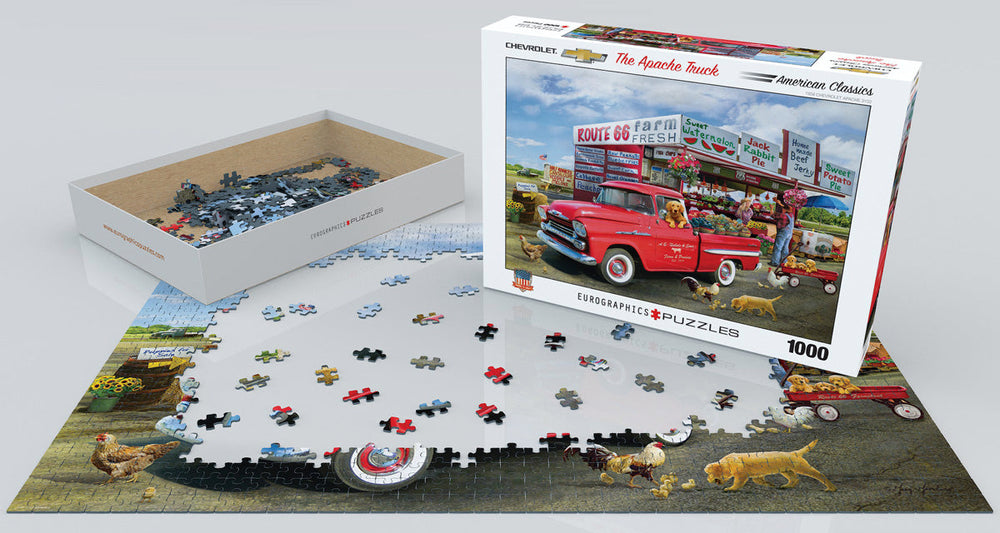 Puzzle: American Car Classics - The Apache Truck by Greg Giordano (ONLINE ORDER ONLY)