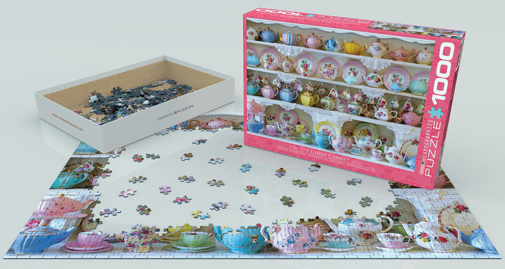 Puzzle: Vintage Tea Set collection - The China Cabinet (ONLINE ORDER ONLY)