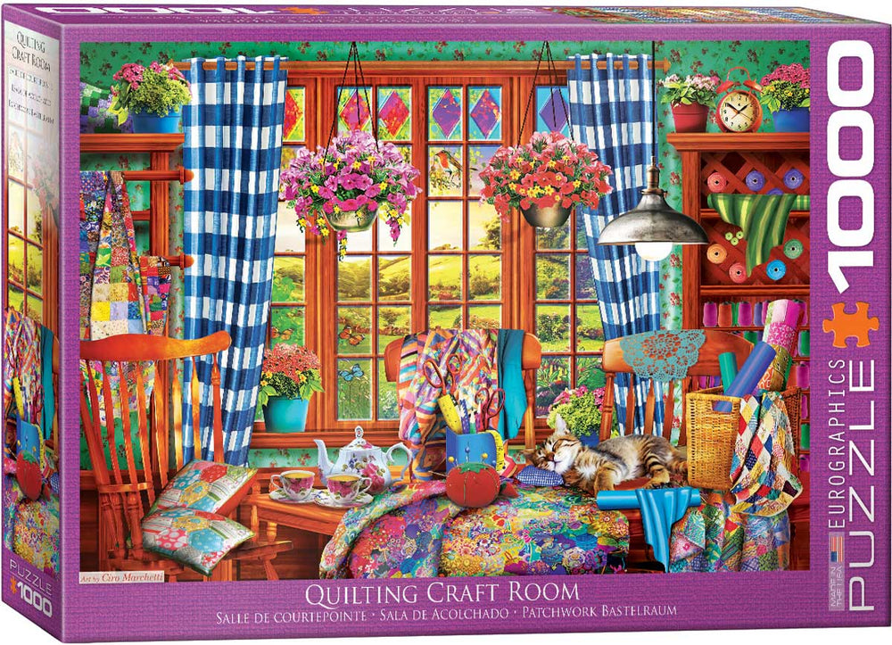 Puzzle: Favorite Pastimes - Quilting Craft Room (ONLINE ORDER ONLY)