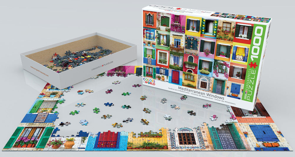 Puzzle: Colors of the World - Mediterranean Windows (ONLINE ORDER ONLY)