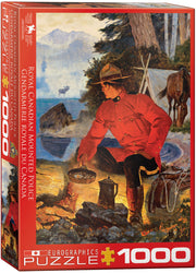 Puzzle: Canadian Vintage Art - RCMP Morning Campfire (ONLINE ORDER ONLY)