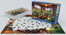 Puzzle: Vibrant Scenery Collection  - Cozy Cabin by Dominic Davison (ONLINE ORDER ONLY)