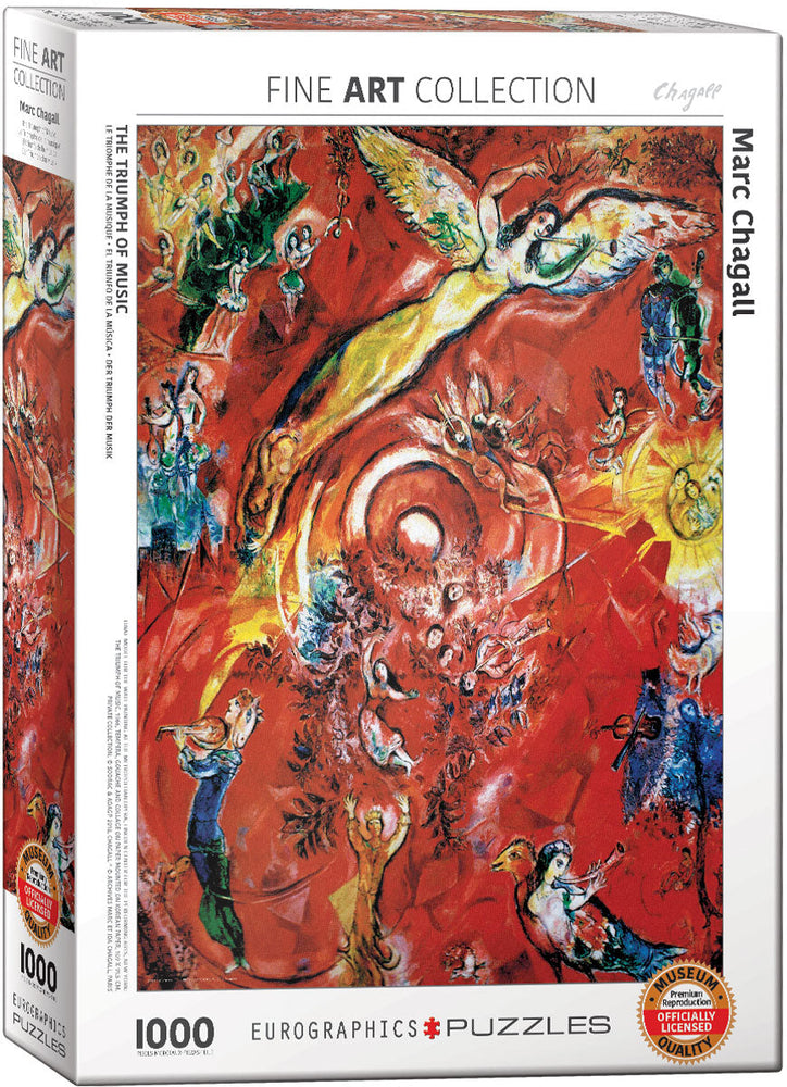 Puzzle: Fine Art Masterpieces - The Triumph of Music by Marc Chagall (ONLINE ORDER ONLY)