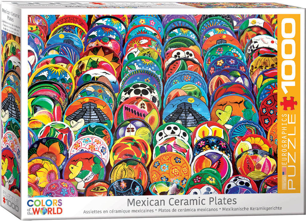Puzzle: Colors of the World - Mexican Plates (ONLINE ORDER ONLY)