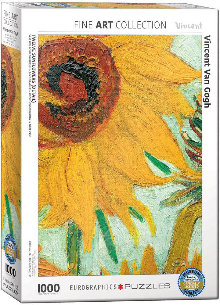 Puzzle: Fine Art Masterpieces - Sunflower by Vincent van Gogh (ONLINE ORDER ONLY)