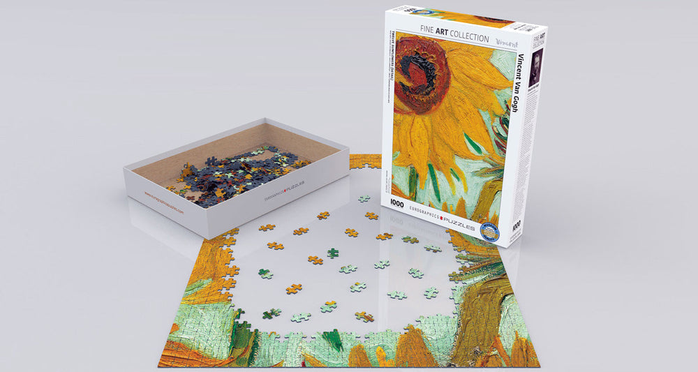 Puzzle: Fine Art Masterpieces - Sunflower by Vincent van Gogh (ONLINE ORDER ONLY)