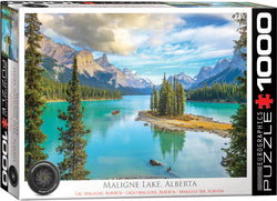 Puzzle: HDR Photography - Maligne Lake, Alberta (ONLINE ORDER ONLY)