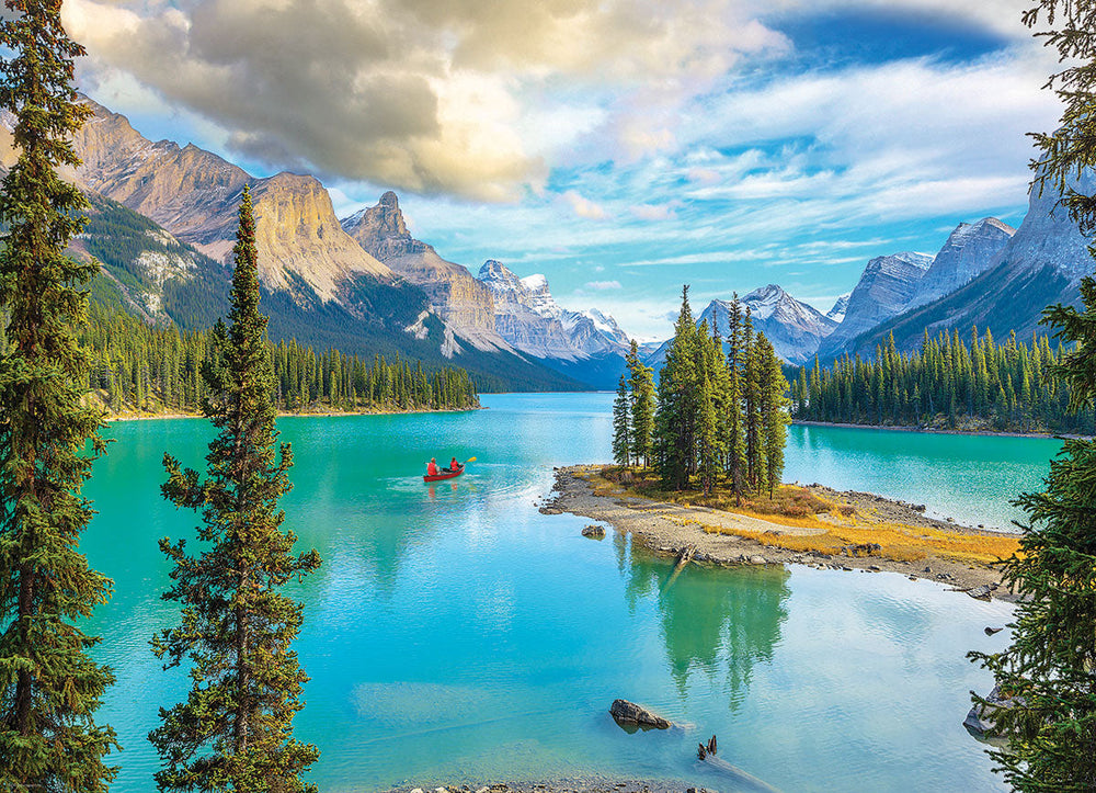 Puzzle: HDR Photography - Maligne Lake, Alberta (ONLINE ORDER ONLY)