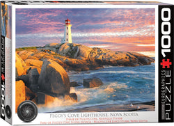 Puzzle: HDR Photography - Peggy’s Cove Lighthouse. Nova Scotia (ONLINE ORDER ONLY)