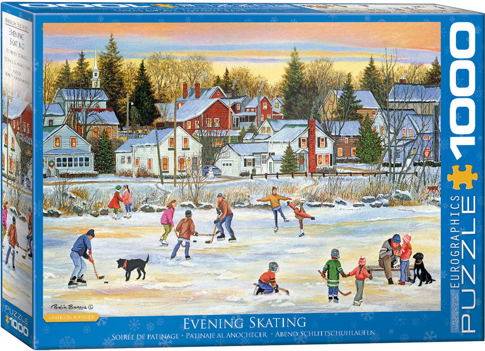 Puzzle: Winter Wonderland  -  Evening Skating (ONLINE ORDER ONLY)
