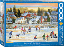 Puzzle: Winter Wonderland  -  Evening Skating (ONLINE ORDER ONLY)
