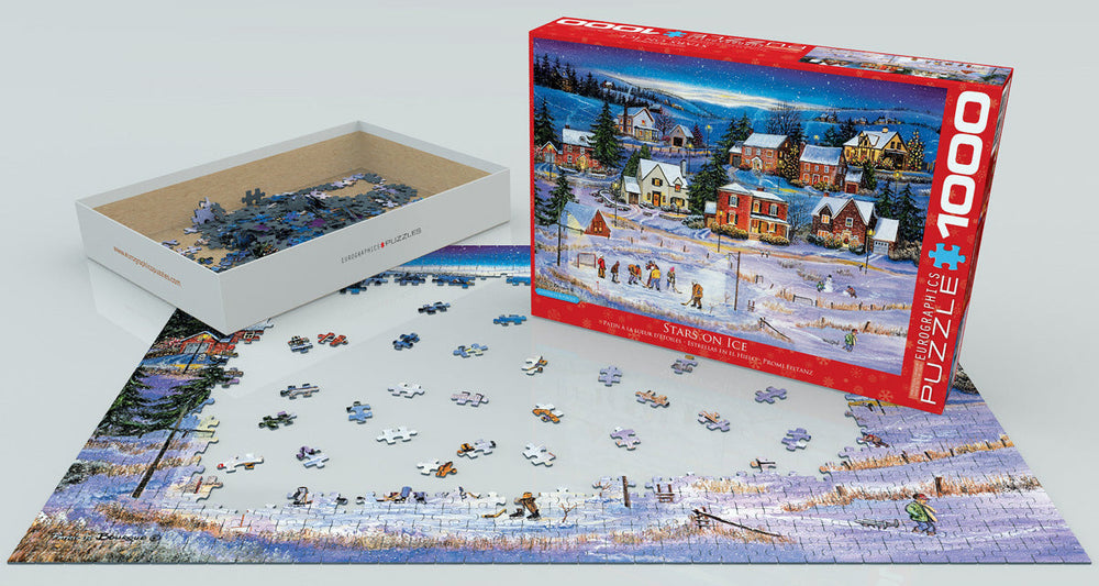 Puzzle: Winter Wonderland  - Stars on Ice by Patricia Bourque (ONLINE ORDER ONLY)