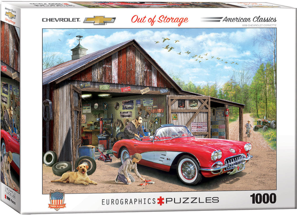 Puzzle: American Car Classics - Out of Storage (ONLINE ORDER ONLY)
