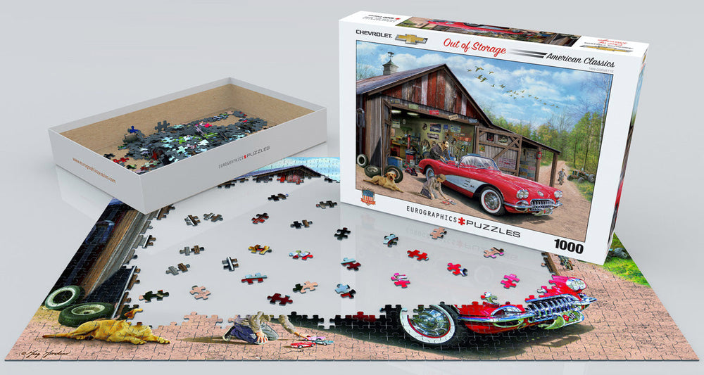 Puzzle: American Car Classics - Out of Storage (ONLINE ORDER ONLY)