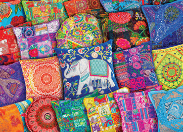 Puzzle: Colors of the World - Indian Pillows (ONLINE ORDER ONLY)