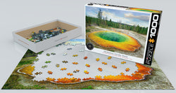 Puzzle: HDR Photography - Morning Glory Pool (ONLINE ORDER ONLY)