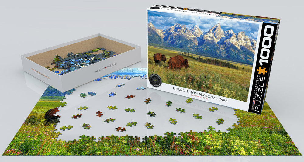 Puzzle: HDR Photography - Grand Teton National Park (ONLINE ORDER ONLY)