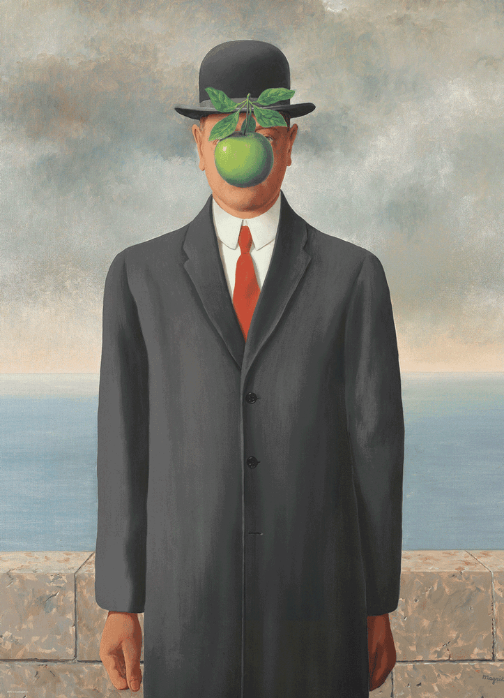 Puzzle: Fine Art Masterpieces - Son of Man by René Magritte (ONLINE ORDER ONLY)
