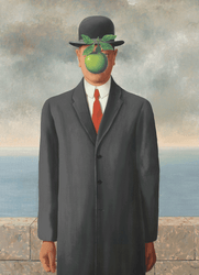 Puzzle: Fine Art Masterpieces - Son of Man by René Magritte (ONLINE ORDER ONLY)