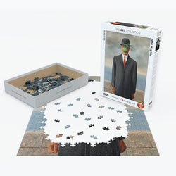 Puzzle: Fine Art Masterpieces - Son of Man by René Magritte (ONLINE ORDER ONLY)