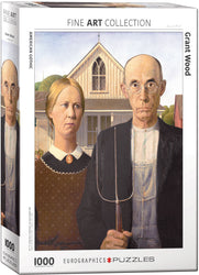Puzzle: Fine Art Masterpieces - American Gothic by Grant Wood (ONLINE ORDER ONLY)