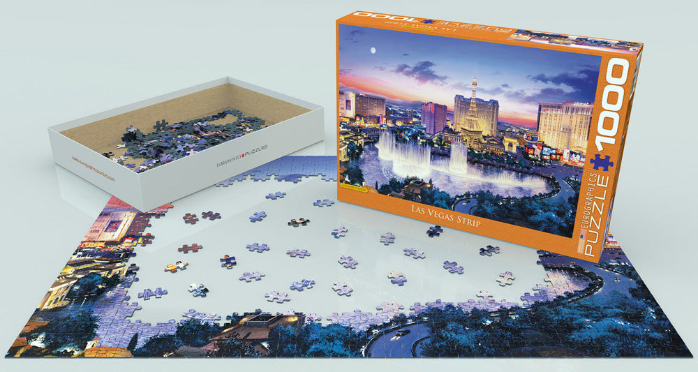 Puzzle: Artist Series - Las Vegas Strip by Eugene Lushpin (ONLINE ORDER ONLY)