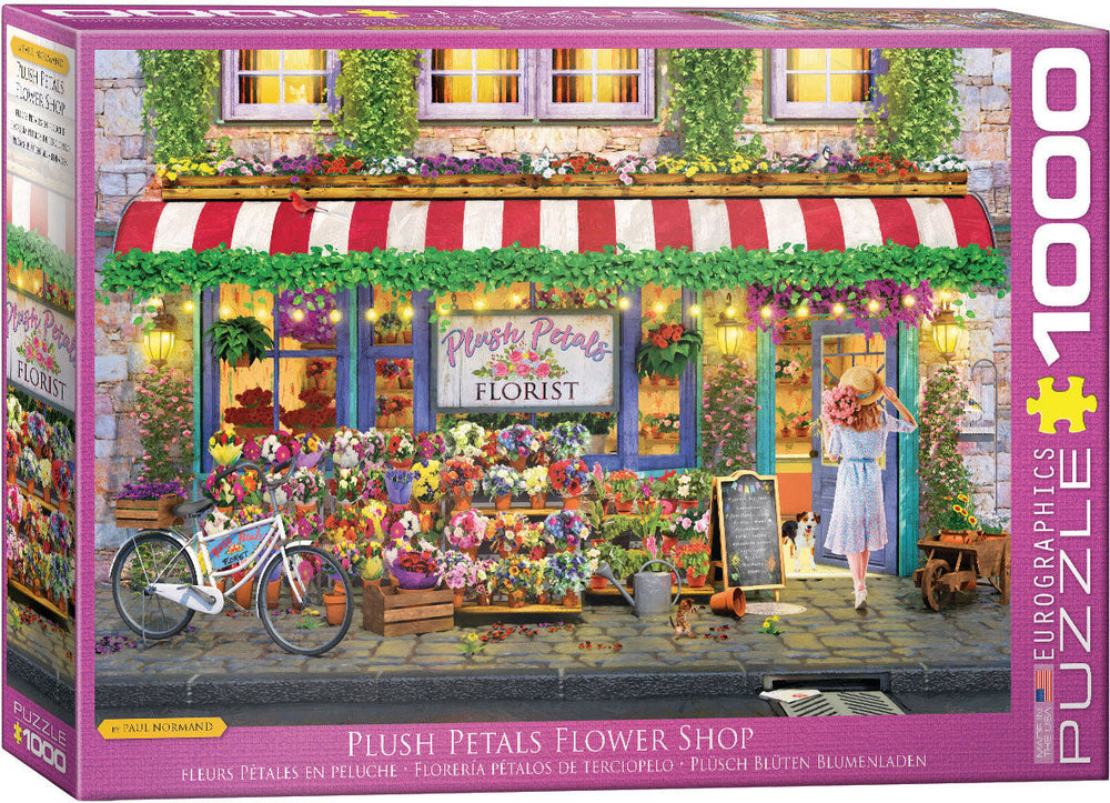 Puzzle: Favorite Pastimes - Plush Petals Florist by Paul Normand (ONLINE ORDER ONLY)