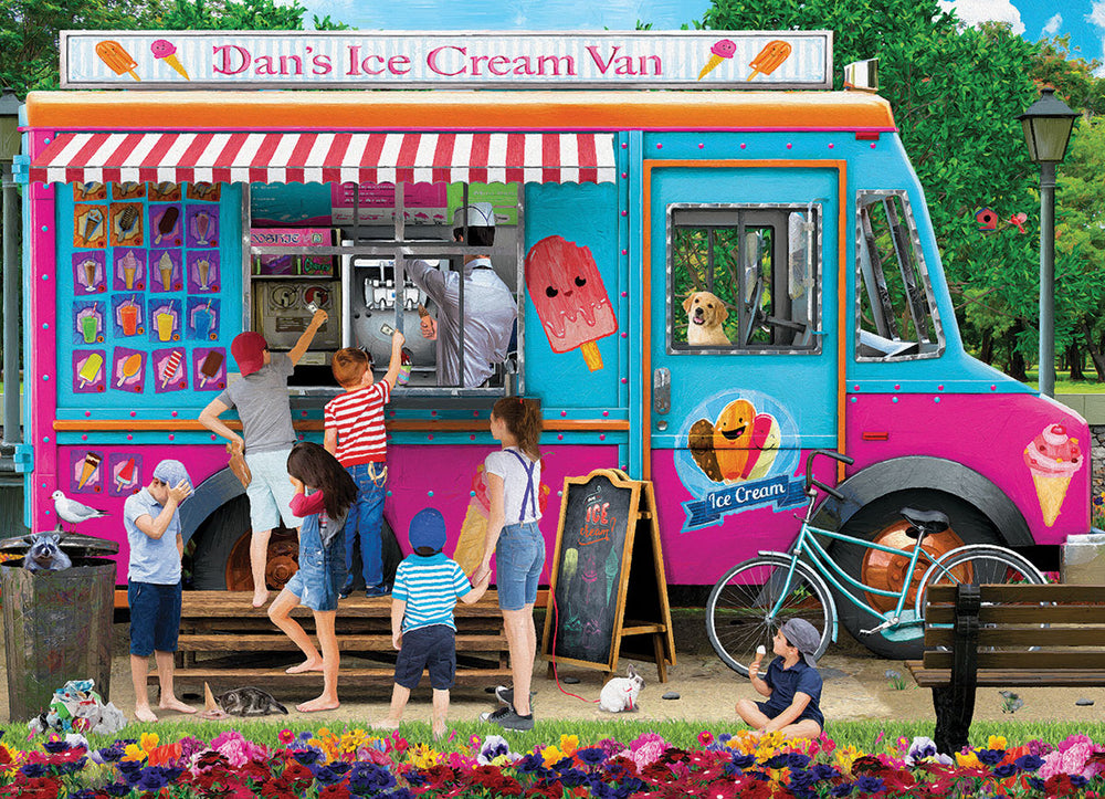 Puzzle: Favorite Pastimes - Dan's Ice Cream Van by Paul Normand (ONLINE ORDER ONLY)