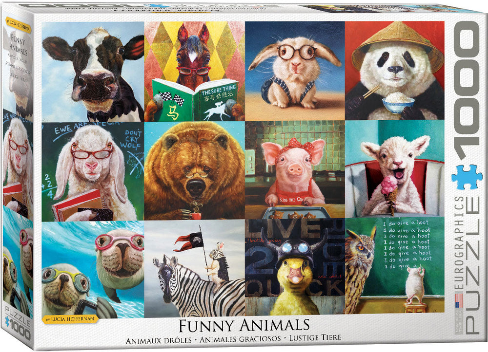 Puzzle: Artist Series - Funny Animals (ONLINE ORDER ONLY)