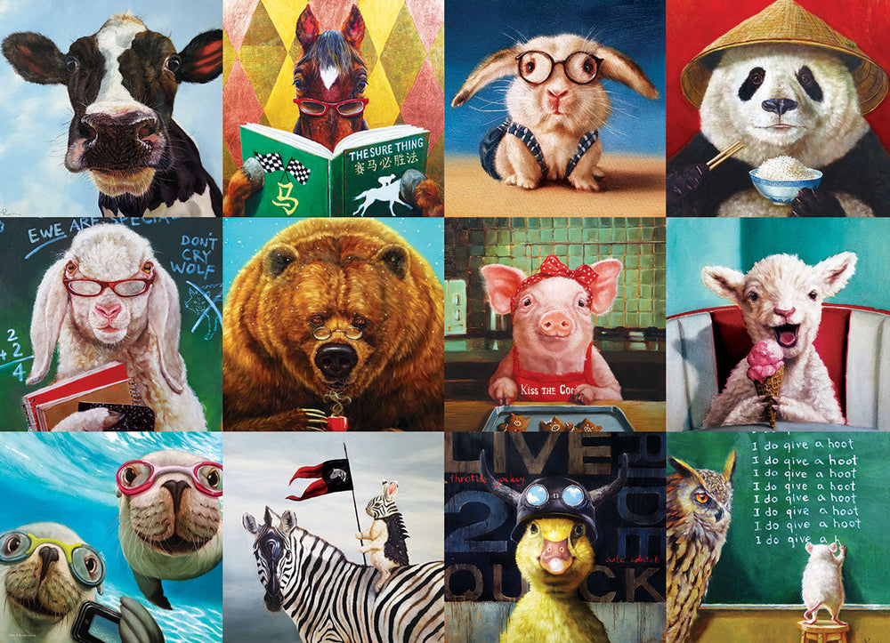 Puzzle: Artist Series - Funny Animals (ONLINE ORDER ONLY)