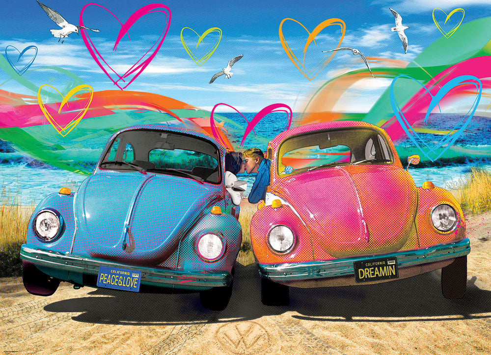 Puzzle: The VW Groovy Collection - Beetle Love (ONLINE ORDER ONLY)