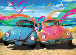 Puzzle: The VW Groovy Collection - Beetle Love (ONLINE ORDER ONLY)