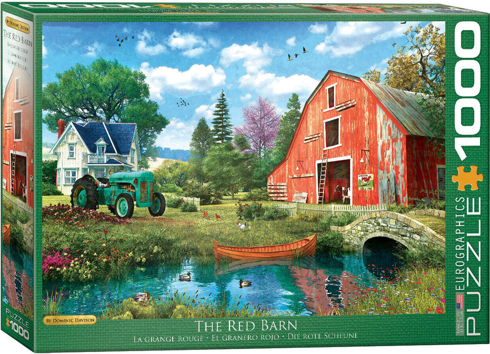 Puzzle: Artist Series - The Red Barn by Dominic Davison (ONLINE ORDER ONLY)