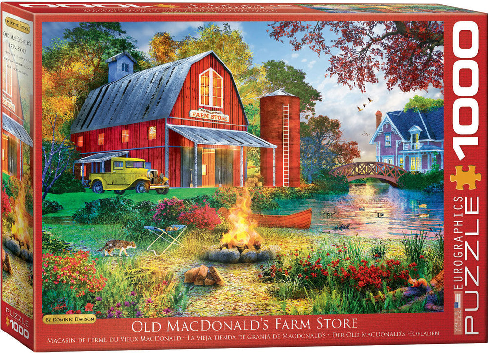 Puzzle: Artist Series - Campfire by the Barn (ONLINE ORDER ONLY)