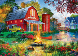 Puzzle: Artist Series - Campfire by the Barn (ONLINE ORDER ONLY)