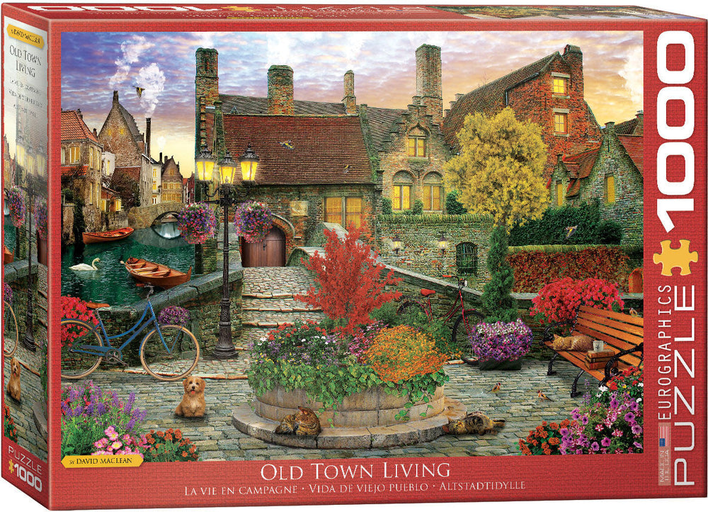 Puzzle: Artist Series - Old Town Living by David McLean (ONLINE ORDER ONLY)