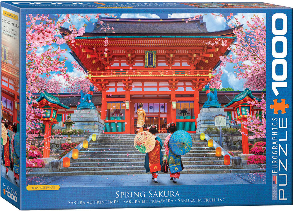 Puzzle: Artist Series - Spring Sakura by David McLean (ONLINE ORDER ONLY)