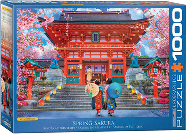 Puzzle: Artist Series - Spring Sakura by David McLean (ONLINE ORDER ONLY)