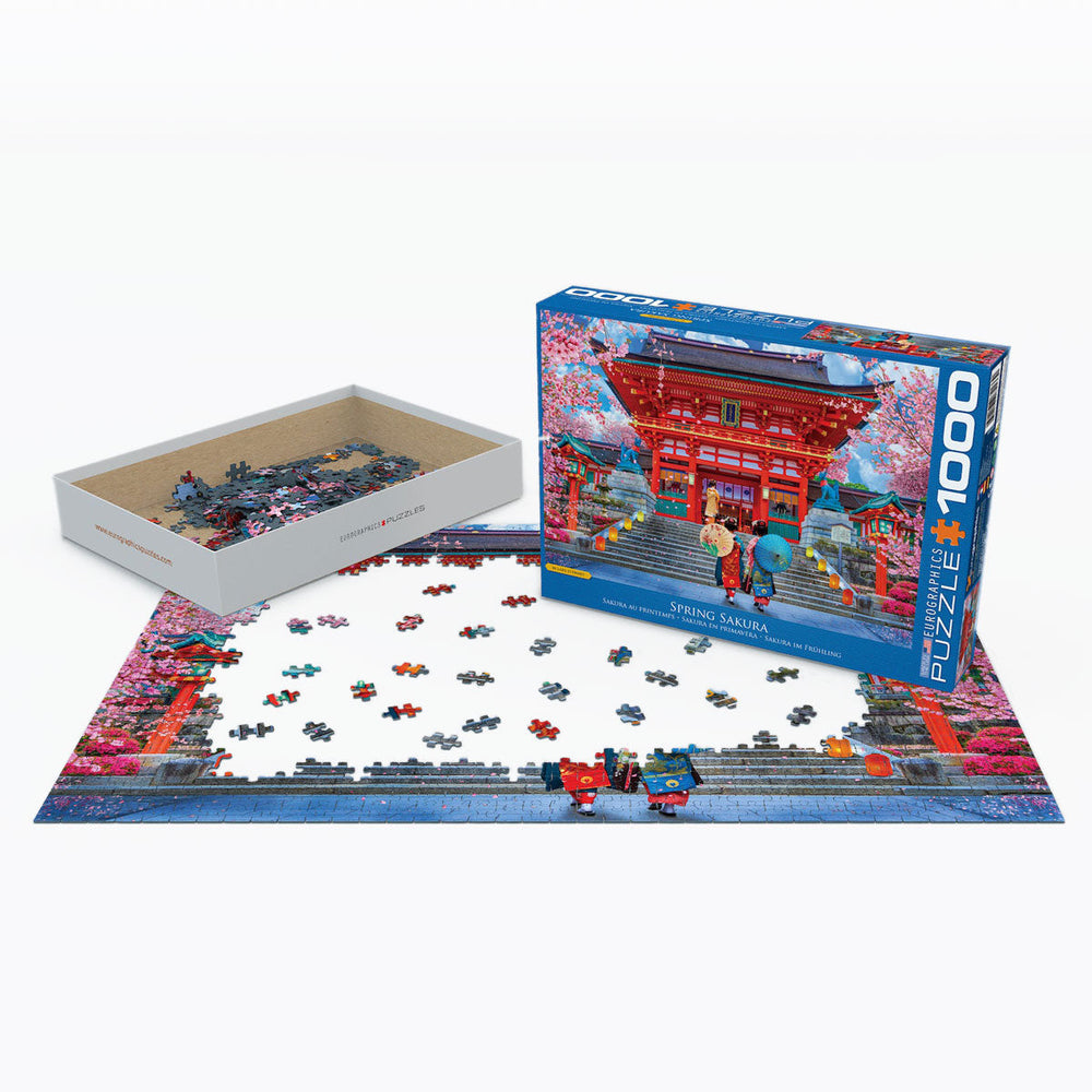 Puzzle: Artist Series - Spring Sakura by David McLean (ONLINE ORDER ONLY)